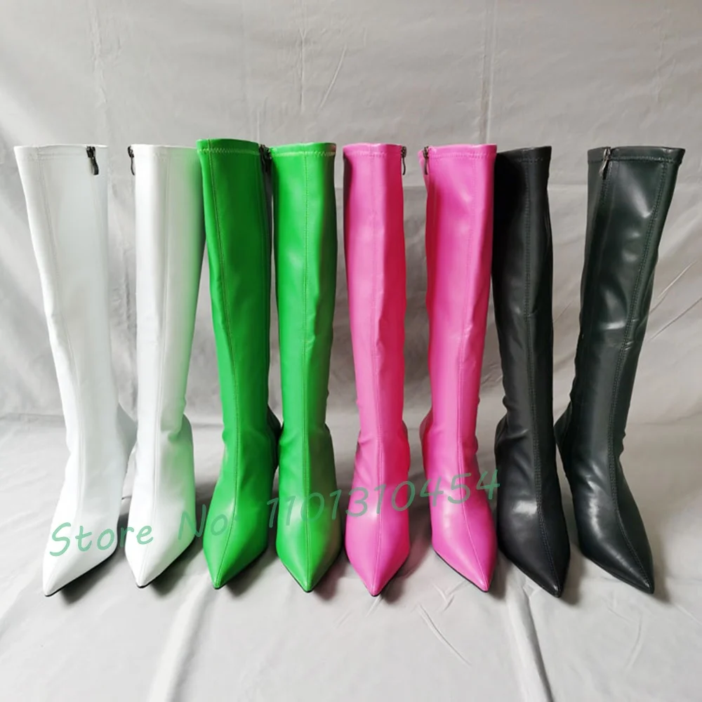 Waterproof Winter Boot - Siêu Nhọn Đầu Gối Cao Giày