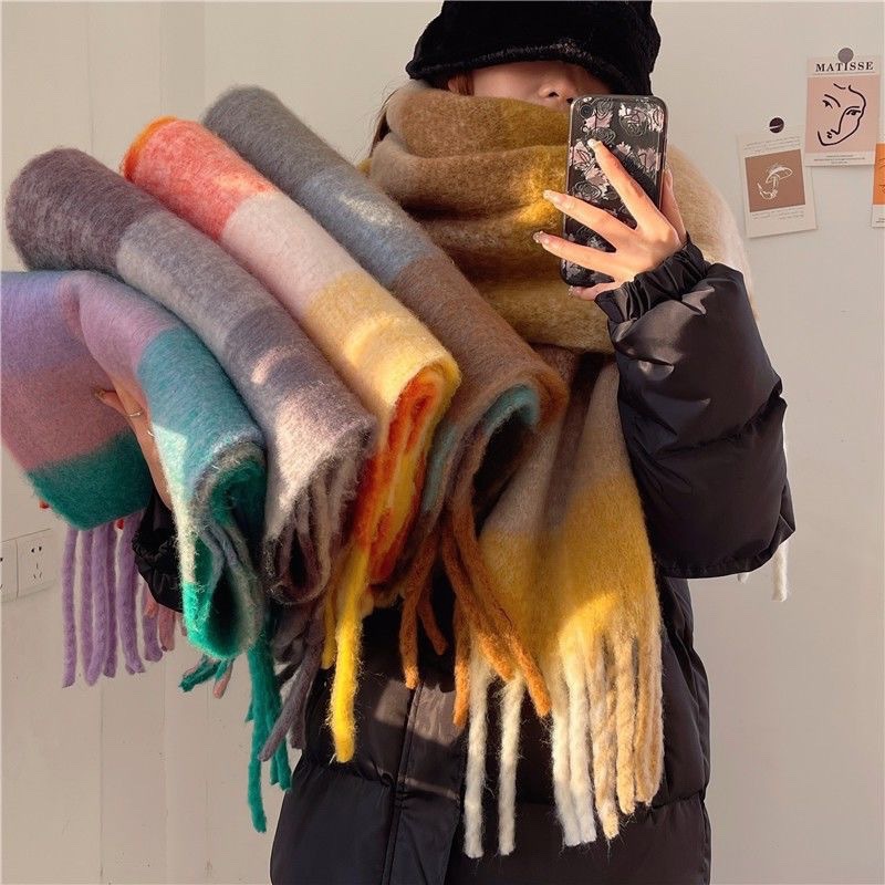 2025New Winter Thick Warm Scar - đánh giá và giá Shawl Wrap Winter