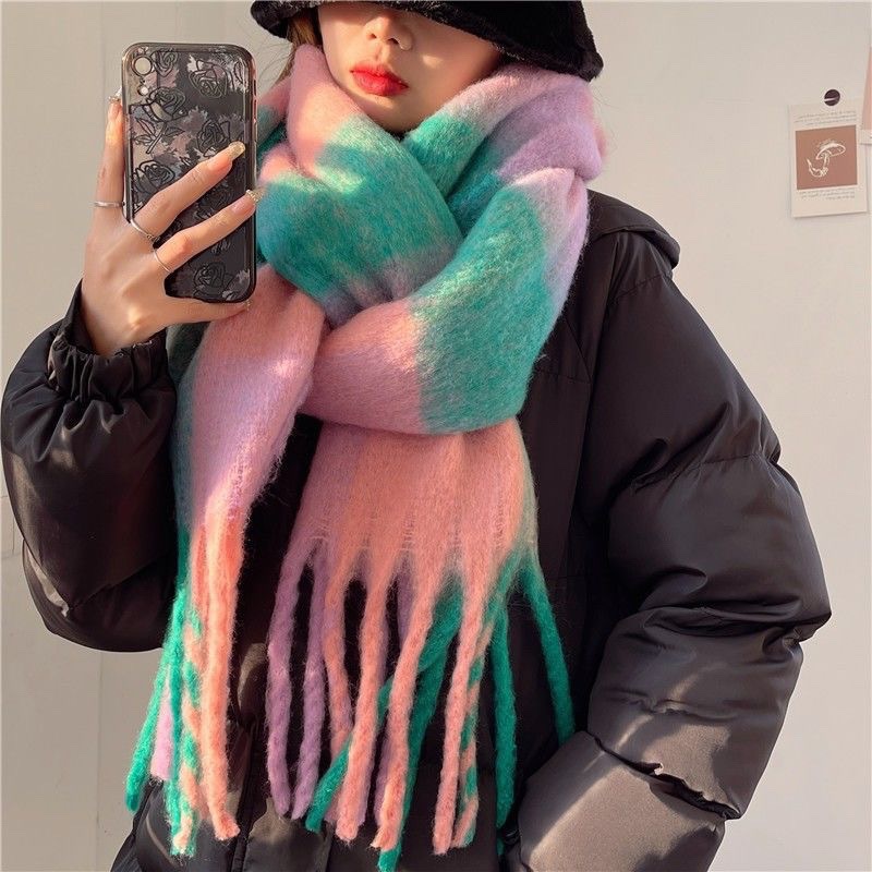 2025New Winter Thick Warm Scar - đánh giá và giá Shawl Wrap Winter