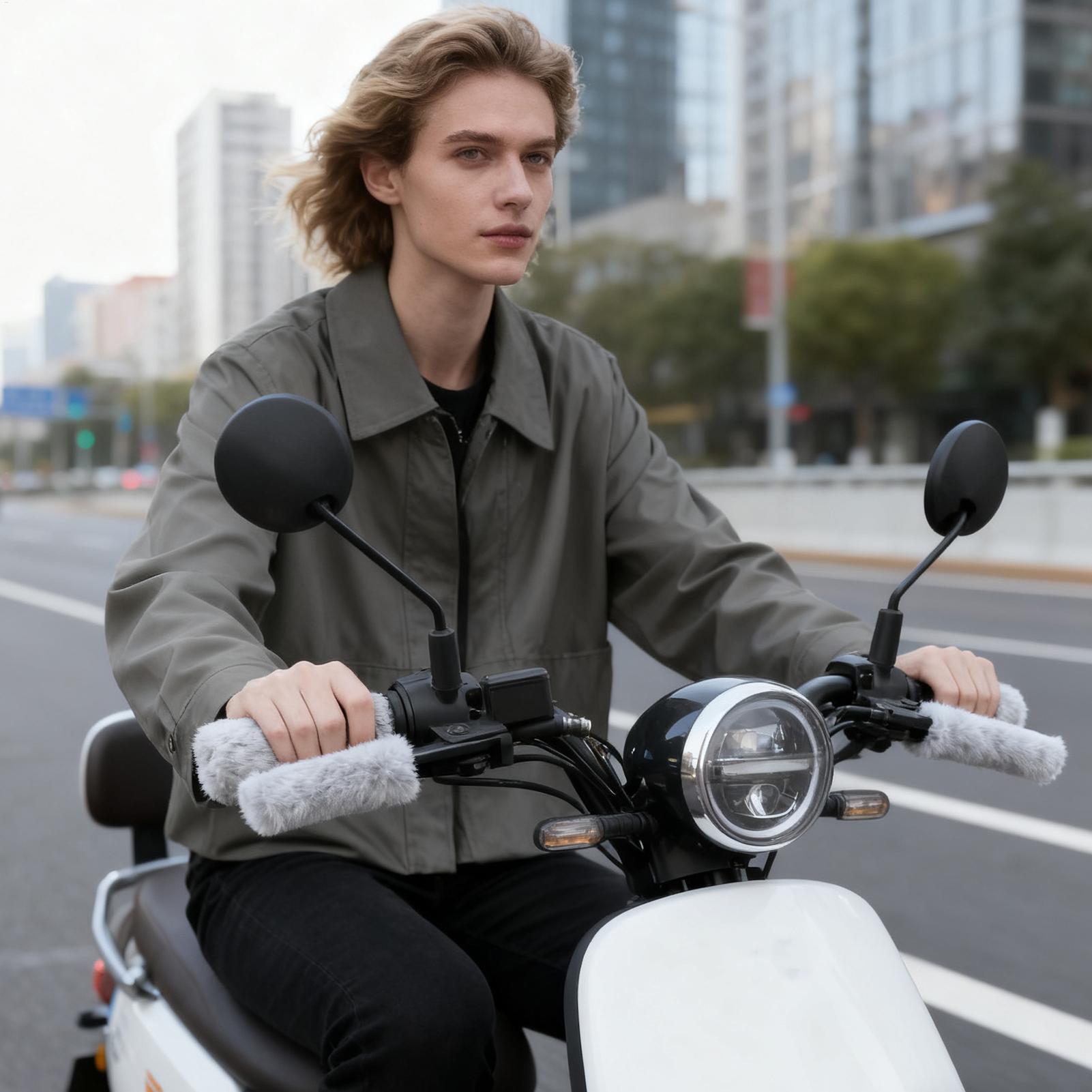 Motorcycle Hand Grips Plush No - đánh giá và giá Hand Warmer Electric