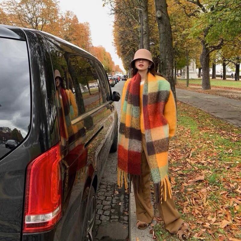 NEW Luxury Winter Thick Warm S - đánh giá và giá Shawl Wrap Winter